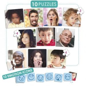 Set de puzzle-uri progresive – 10 emoții