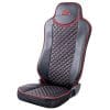 Set huse scaun camion pentru Scania R serie 2006-2020 piele ecologica negru+rosu, Umbrella