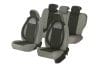 Set huse scaun racing gri
