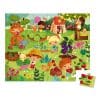 Set Puzzle din carton cu 36 de piese și 1 poster – Grădină