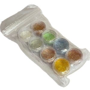 Set Sclipici, Nail art, 8 Culori