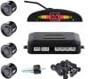 Set Senzori parcare auto detector parktronic display radar monitor 4 senzori NEGRU