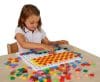 Set tablă mozaic cu 350 de piese pătrate, 39 x 39 cm