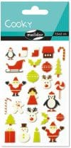 Set 25 de stickere 3D – Crăciun