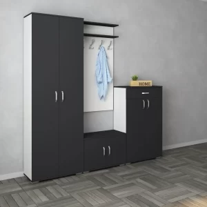 Set Hol Como V6, Antracit/Alb, L 200 cm