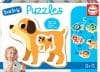 Set de 5 puzzle-uri progresive – Animale de companie (2-4 piese)