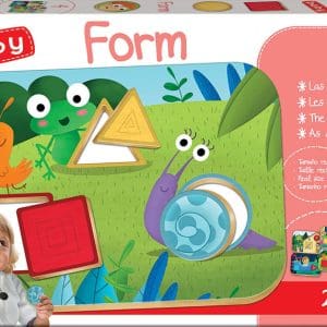 Set de 6 planșe și 12 piese – Învățăm formele geometrice