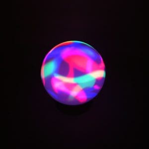 Sferă luminoasă cu modele multicolore (15 cm)