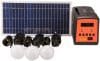 Sistem Solar Fotovoltaic,3 bec led,panou 30w