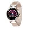 Smartwatch Fitness Sport Auriu Elegant pentru Dama Techstar® H2 cu Monitorizare Somn & Cardiaca