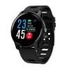 Smartwatch Techstar® S08 Negru Unisex Waterproof IP68 BT 4.0, Ecran 1.3 inch Conectare Android si iOS