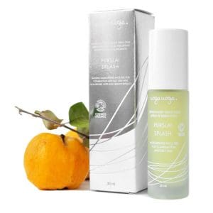 Splash: Gel natural de fata hidratant pentru ten mixt si gras cu acid hialuronic si extract de gutui | Uoga Uoga