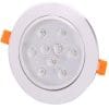 Spot LED Techstar® THD, Alb, Putere 9W, Culoare Lumina 3000K, CRI 80+, Radiator Aluminiu
