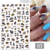 Sticker Unghii Gold – F654