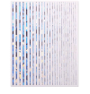 Sticker Silver Unghii Laser – WG430