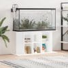 Suport pentru acvariu, alb, 120x40x60 cm, lemn prelucrat