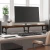 Suport pentru monitor stejar maro 105x23x15,5 cm lemn compozit