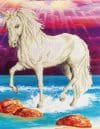 Tablou cu diamante – Unicorn magic, 77 x 51 cm