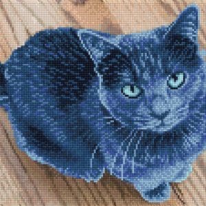 Tablou cu diamante – Blăniță de catifea, 38 x 30 cm