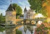Tablou cu diamante – Castelul de pe râu, 35 x 52 cm