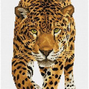 Tablou cu diamante – Tigru, 52 x 32 cm