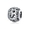 Talisman din argint Alphabet Letter B