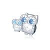 Talisman din argint Family Owls