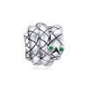 Talisman din argint Green Snake