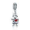 Talisman din argint I Love Mom – Boy