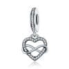 Talisman din argint Infinite Heart