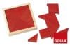Tangram cu 7 piese din lemn