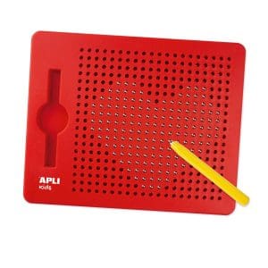 Tăbliță magnetică de desen cu biluțe și creion, 21 x 17 cm