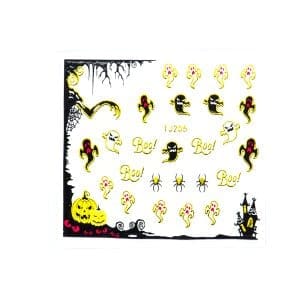 Tatuaj Halloween TJ205 Auriu