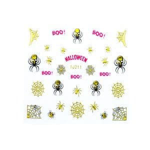 Tatuaj Halloween TJ211 Auriu