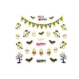 Tatuaj Halloween TJ215 Auriu