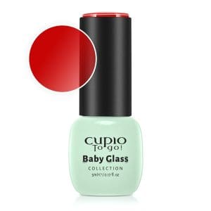Oja semipermanenta Baby Glass Collection – Luminous Red 5ml