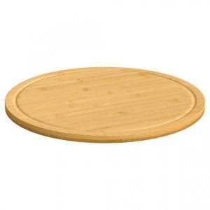Tocătoare, 6 buc., Ø40×1,5 cm, bambus