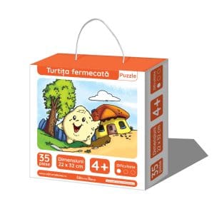 Turtița fermecată – puzzle educațional 35 piese, 4+