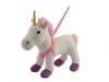 Unicorn din pluș cu lesă