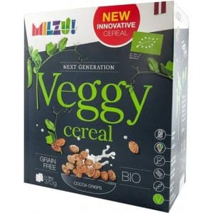 Cereale fara gluten Milzu! Veggy, Pufi din faina de mazare cu cacao, ECO. 370g