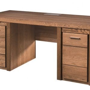 Velvet 37 Birou Cu 1 Ușă Cu 3 Sertare Și Priză 177 X 78 X 80 Stejar Rustic