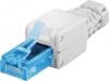 Conector de ansamblat RJ45 cat. 6A UTP pentru fir solid, Goobay 59227