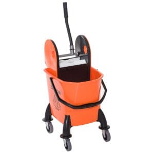HomCom carucior profesional curatenie, 44×36×90 cm | AOSOM RO