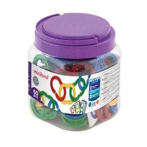 Zale din plastic pentru activități de sortare-60 de piese