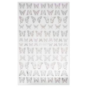 Abtibild unghii ZY037 Silver
