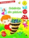 DESENEZ SI COLOREZ. Gradinita din padure. 3-4 ani