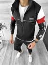 Trening barbati slim fit Pantaloni + Hanorac 12418 87-1.2.3