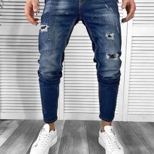 Blugi barbati conici albastri 1530 P20-6.3