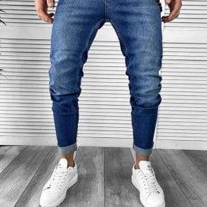 Blugi barbati conici albastri 1575 O3-6.3