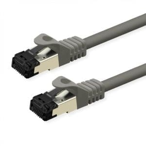 Cablu de retea RJ45 Cat.8 S/FTP(PiMF) LSOH 2m Gri, Value 21.99.1802
